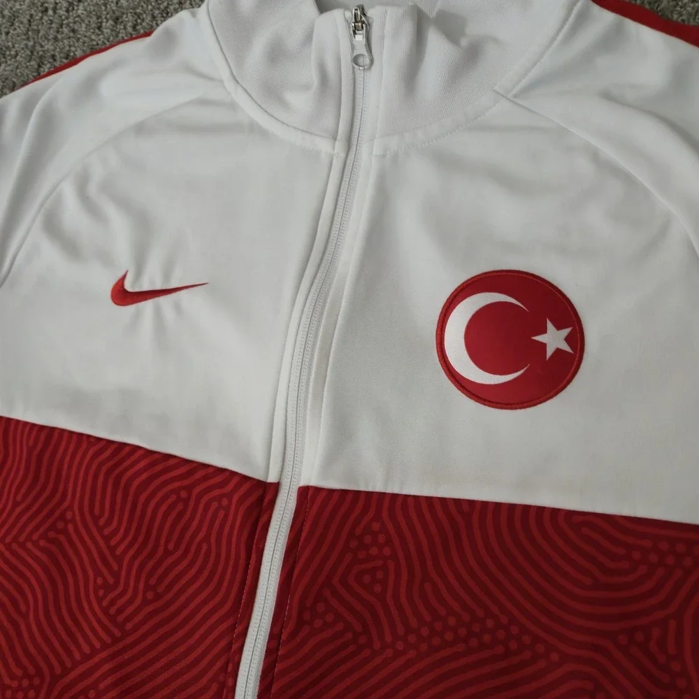 Nike Turkey National Team Track Jacket Red White Mens Medium Türkiye Soccer